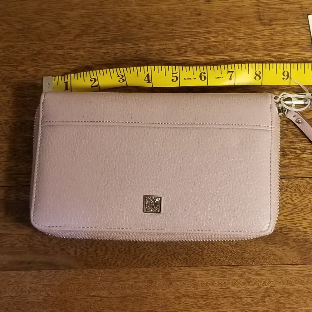 Anne Klein Wristlet - Lavender with Gold Interior